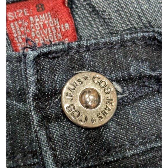Cos Jeans Womens Embellished Denim Capris Size 8 Cotton Blend 17.5" Inseam - Picture 7 of 9